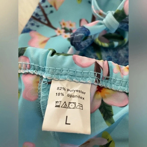 Tropical 🏝 Print Bikini Set‎ sz Large - Picture 6 of 7